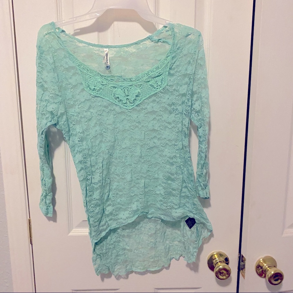 Wallflower lace top